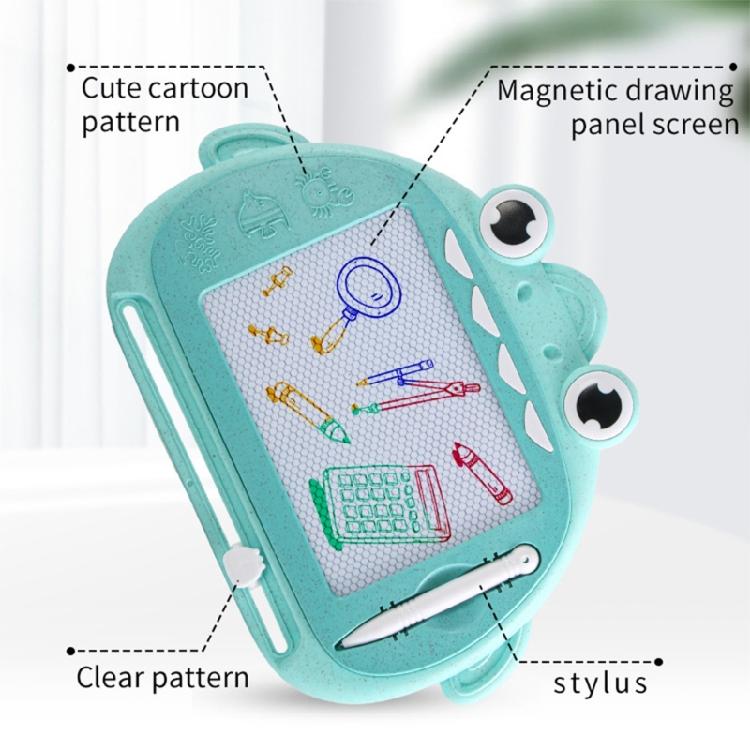 Портативная магнитная доска для рисования для детей, многоразовая дорожная игрушка с 4-цветным рисунком, развивающий подарок для малышей