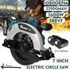 18V 388VF 7” 180mm Cordless Circular Saw Versatile for Cutting Woodworking Power Tools