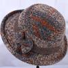 Hat Women's Fashion All-match Autumn and Winter Middle-aged and Elderly Big Mother Basin Hat Elderly Hat