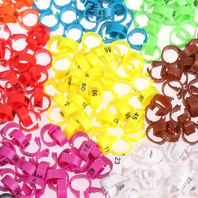 100 шт., кольцо для ног птицы, голубя, курицы, вывеска, несущее кольцо с знаком