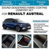 Для Renault Austral - Комплект звукоизолирующего тканевого покрытия Comfort - Звукоизоляция и контроль акустических вибраций для тихой езды без шума