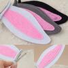 2 Pieces Felts Rabbit Hair Clip Secure Grip Design Hair Accessories For Kids Adults Lightweight Practical Hairpins