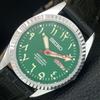 ЯПОНСКИЕ ВИНТАЖНЫЕ ОТРЕМОНТИРОВАННЫЕ МУЖСКИЕ АВТОМАТИЧЕСКИЕ ЧАСЫ SEIKO 6309A С ЗЕЛЕНЫМ ЦИФЕРБЛАТОМ a442550-1