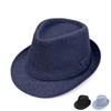 Denim British Retro Jazz Hat Men Spring Autumn Hat Sunshade Hat Stage Hat Middle-Aged and Elderly Hat