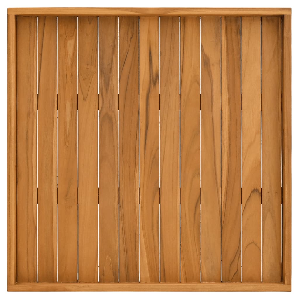 Vidaxl Taca, 70X70 Cm, Lite Drewno Tekowe