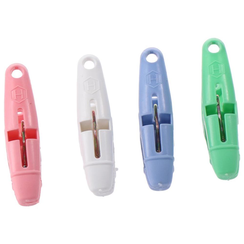 16 шт. Нескользящие прищепки Пластиковые прищепки Прочные зажимы для вешалок Дом Гардеробная Ванная комната