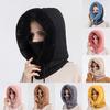 Unisex Winter Face Mask Hat Hooded Knitted Warm Outdoor Ski Windproof Cycling Hat
