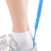 Shoes Horn Long Handle Lazy Shoe Helper Lifter Anti-Slip Handle Flexible Long Shoehorn Dual-Purpose Massage Claw