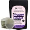 The Tea Trove Japanese Matcha Green Tea Bags-40 Eco-Friendly Matcha Tea + Sencha Green Tea Bag In Resealable Pouch,0.06 Kg