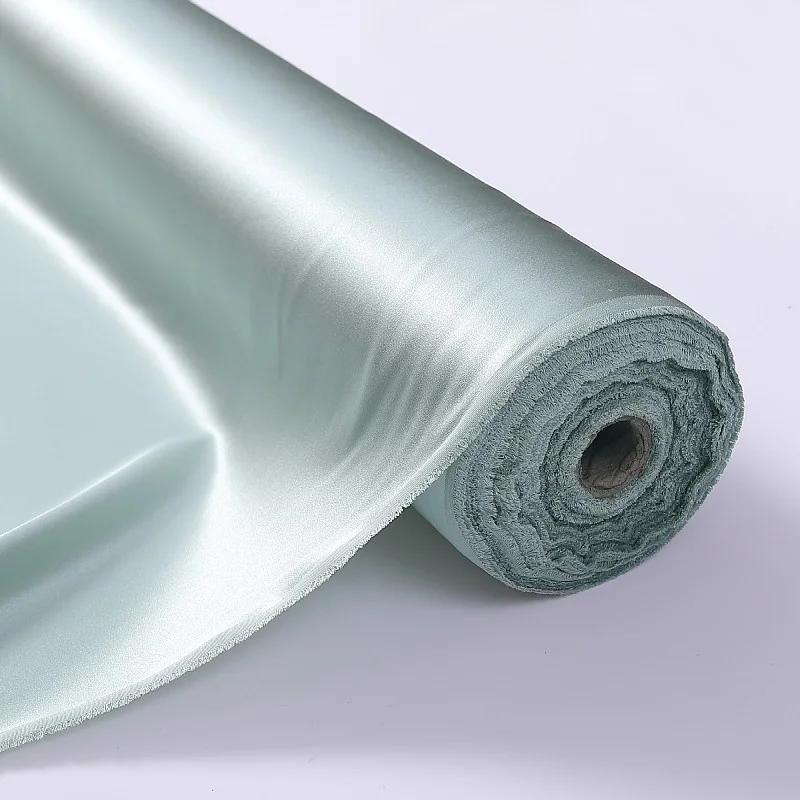 22 Момме 100% чистый шелк тутового шелкопряда ткани шармез текстильная вышивка одежда простая атласная шелковая ткань 100x114 см