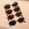4PCS Oval Shaped Personality Metal Small Round Shape Fashion Spectacles Beach Accessories For Female Spectacles Shades