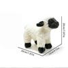 1Pcs Stuffed Animal Lamb Doll 20Cm Cute Black Face Sheep Plush Toy For Kids Birthday Gift Home Office Desk Decoration