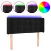 VidaXL LED Headboard Bedroom Furniture Single Bed Accessory Headboard Interior Black 3123708