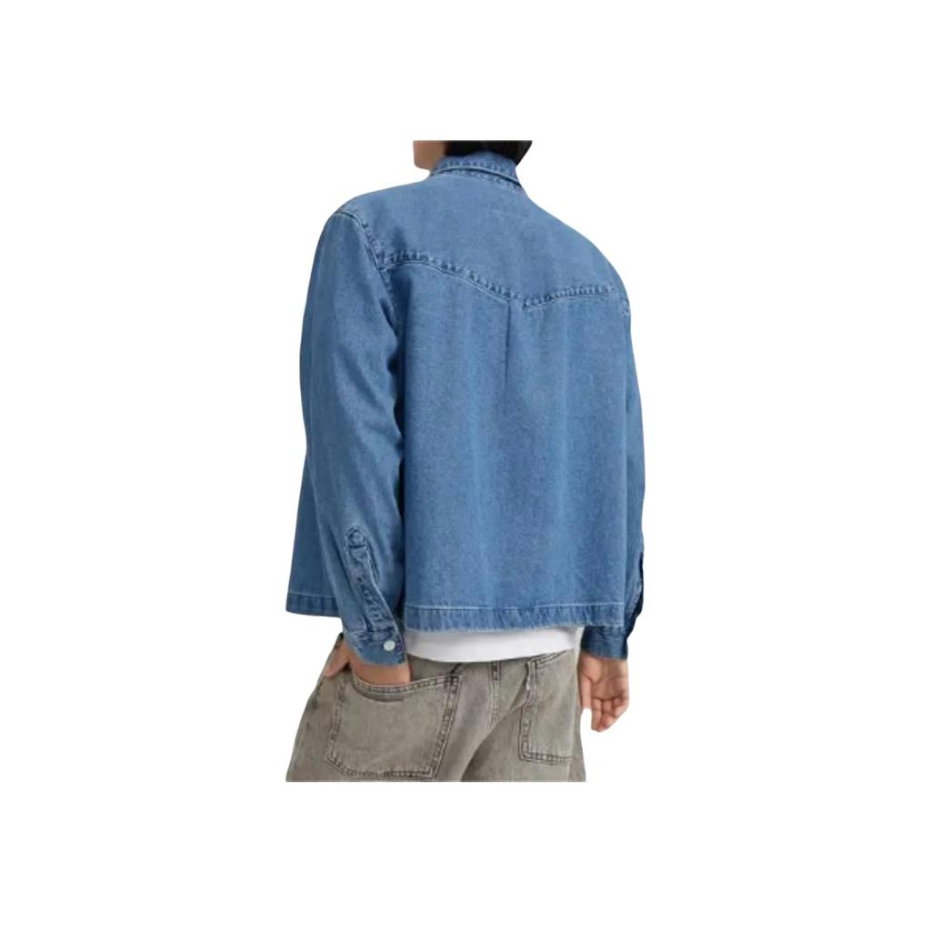Модная универсальная простая куртка с лацканами Levis Мужские куртки Темно-синий A91680000