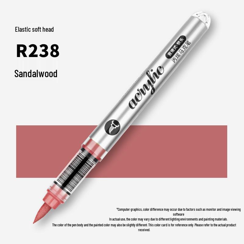 60-Color Soft Tip Acrylic Markers, Opaque & Layerable for Art Students, Watercolor Pens