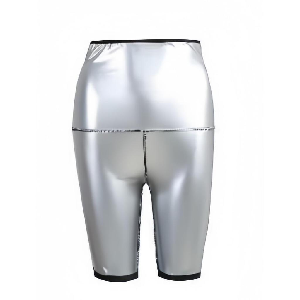 BlueBOA Sauna Yoga Tummy Size XL Suit, High-Waisted Leggings, Pants, Slimming, Tightening, Workout, Washable, 5-10 Length, (Black)