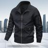 Men's Spring and Autumn Jacket Casual Coat Outdoor Cargo Flight Jacket Men's Loose Stand Collar Shirt