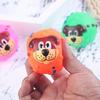 Виниловая игрушка конфетного цвета со звуком и интерактивная игрушка с мордой собаки для собак
