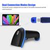 Wireless Bluetooth Barcode Bar Code Scanner Reader for iOS Android Windows Blue