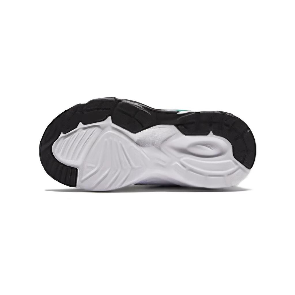 Anta Kids Fabric Round Head Knob Shock Absorbing Wear Resistant Low Top Casual Shoes Kids Sneaker Black White Green 312419988-2