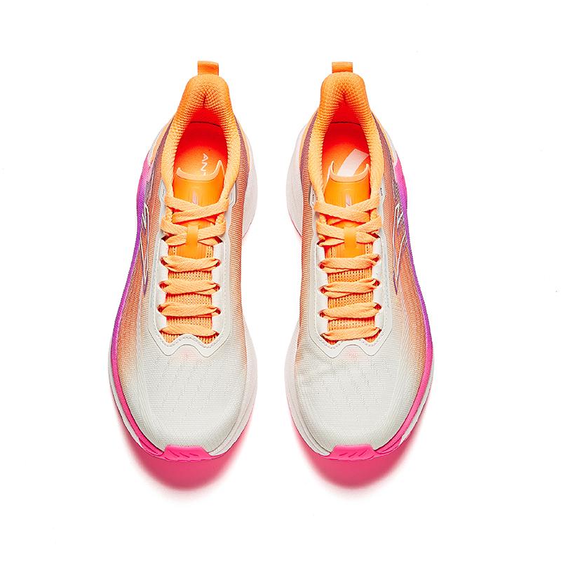 Anta Кроссовки для бега Jinfeng Professional Racing Nitrogen Technology, износостойкие, дышащие, легкие, с низким верхом, мужские, цвета слоновой кости и белого 912435501-2