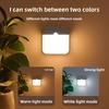 Geometric Portable Night Lamp With Motion Sensing And Warm White Light For Home