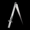 Feeler Gauge High Precision Taper Welding Gauge Measuring Tool Gap Gauge Depth Ruler Tapered Ruler