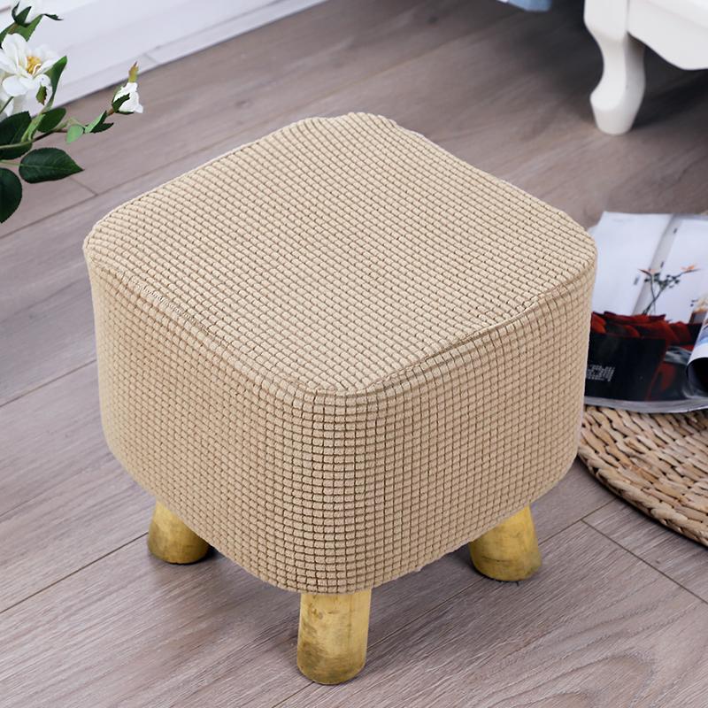 Чехол для пуфа, который можно стирать, чехлы для подставок для ног, эластичные защитные чехлы для сидений, чехлы для стульев, защитные чехлы для подставок для ног без табурета