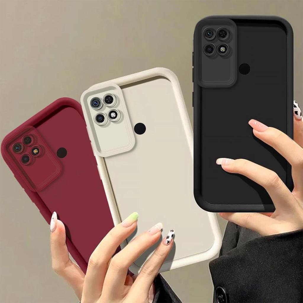 Тонкий чехол для телефона Xiaomi Redmi 10C, 10A, матовый ТПУ, мягкий защитный чехол