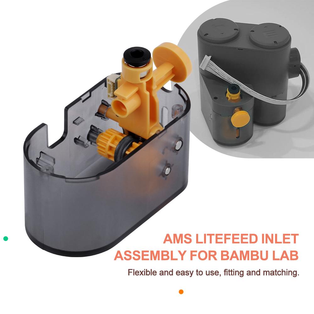 For Bambu Lab A1 Mini AMS Lite Feed Inlet Assembly Left & Right Feeder Filament Funnel Unit Slot 1-4 For Bambulab A1 3D Printer