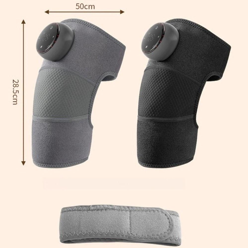 Новый массажер для коленей для снятия боли, USB-зарядка, 5 режимов нагрева, греющая наколенка, расслабление мышц, греющие наколенники, для домашнего использования