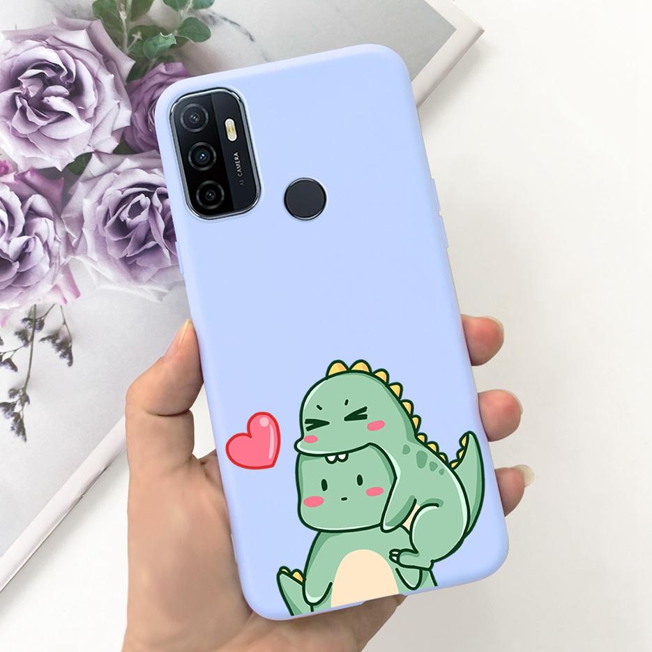 For Oppo A53 A53s Case Cute Fashion Cartoon Painted Cover Soft TPU Phone Case For Oppo A53s A 53 s OppoA53 s Fundas Coque Bumper