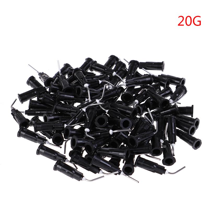 100 шт. Стоматологический текучий композит Поток смолы Кислотное протравливающее гелевое приспособление для нанесения Наконечники для подачи Шприц-дозатор Наконечник ирригационной иглы