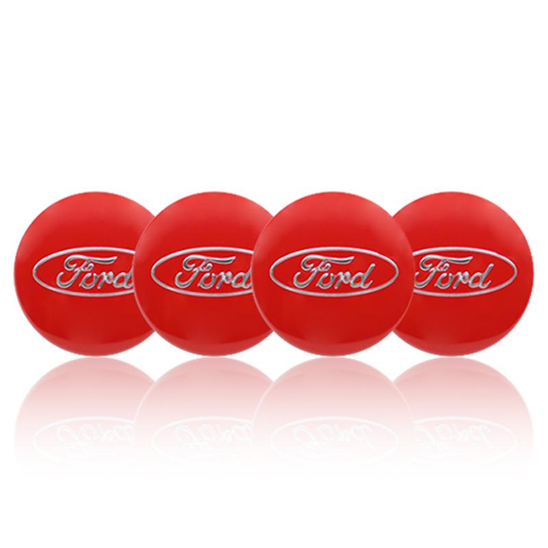 4pc 56mm 60mm 65mm Car Wheel Center Hub Cap Sticker Auto Rim Cover for Ford Fiesta Mondeo Fusion Explorer Escape Focus Kuga Edge