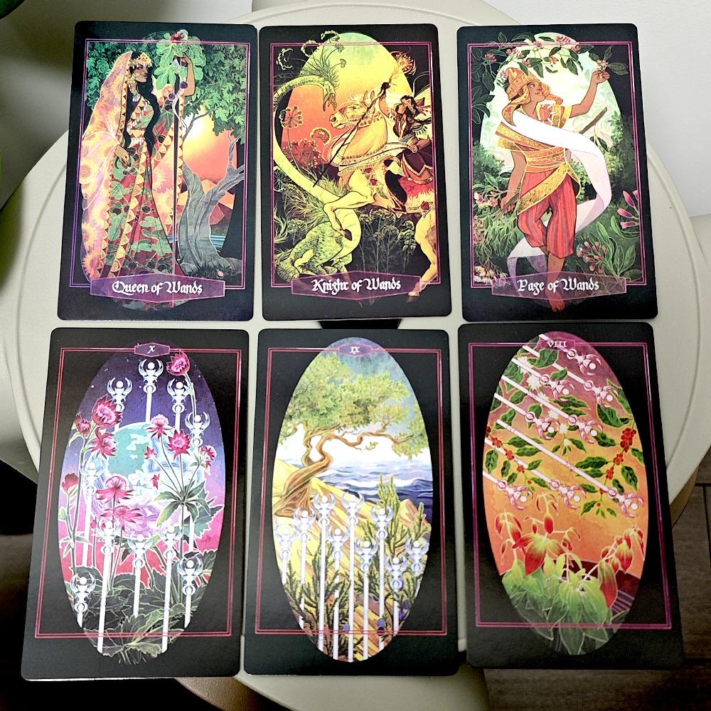 The Children of Ostara Tarot Deck 78 Pcs Tarot Cards Based On RWS Lavishly Illustrated with Guidebook for Beginners 12*7cm