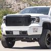 Chrome Front Grill Bumper Fog Light Lamp Trim Cover Decor For GMC SIERRA 2014-15