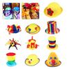 Fashion Masquerade Party Circus Clown Hat Carnivals Party Vintage Clown Hat