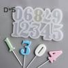 Heat Resistant Baking Mold Multi Use Silicone Decorating Numbers Chocolate Candy Mold Party Supplies