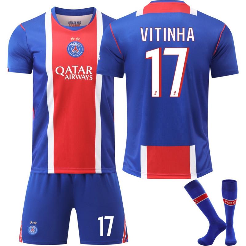26-27 Paris main old model number Home Football Jersey for Kids and Adults VITINHA #17
