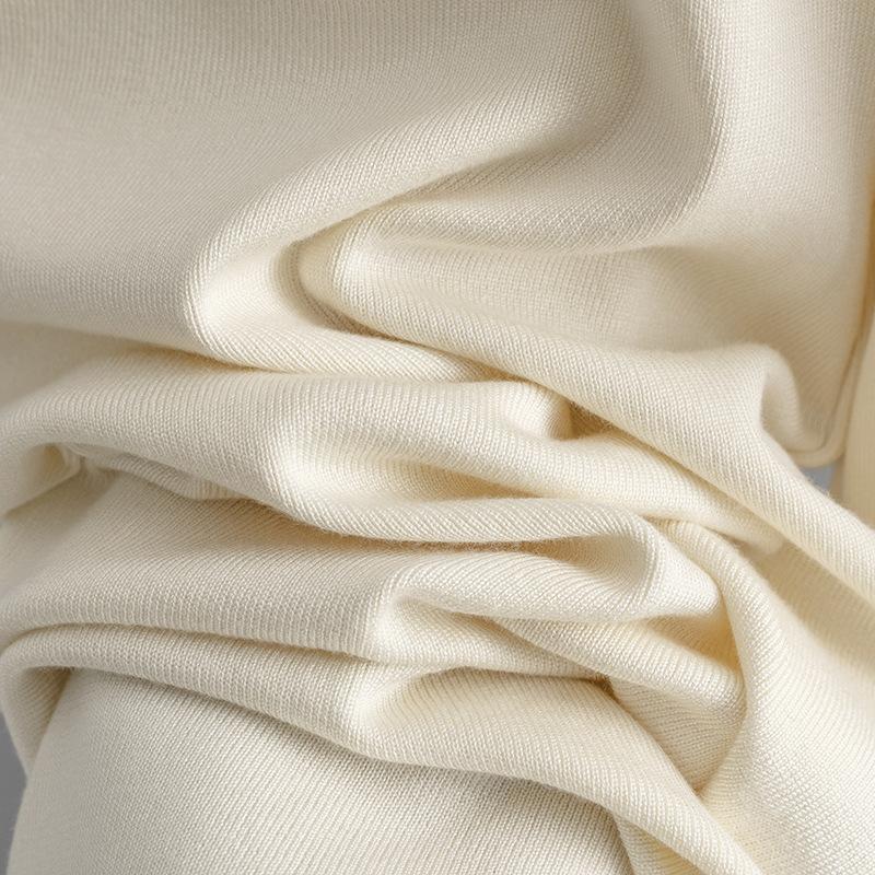 GMXIA Осенне-зимний полосатый вязаный свитер из двух частей с круглым вырезом, свободный повседневный и модный костюм