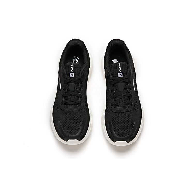 Anta Удобные легкие дышащие кроссовки с низким верхом для бега женские кроссовки черные белые 122135571-1