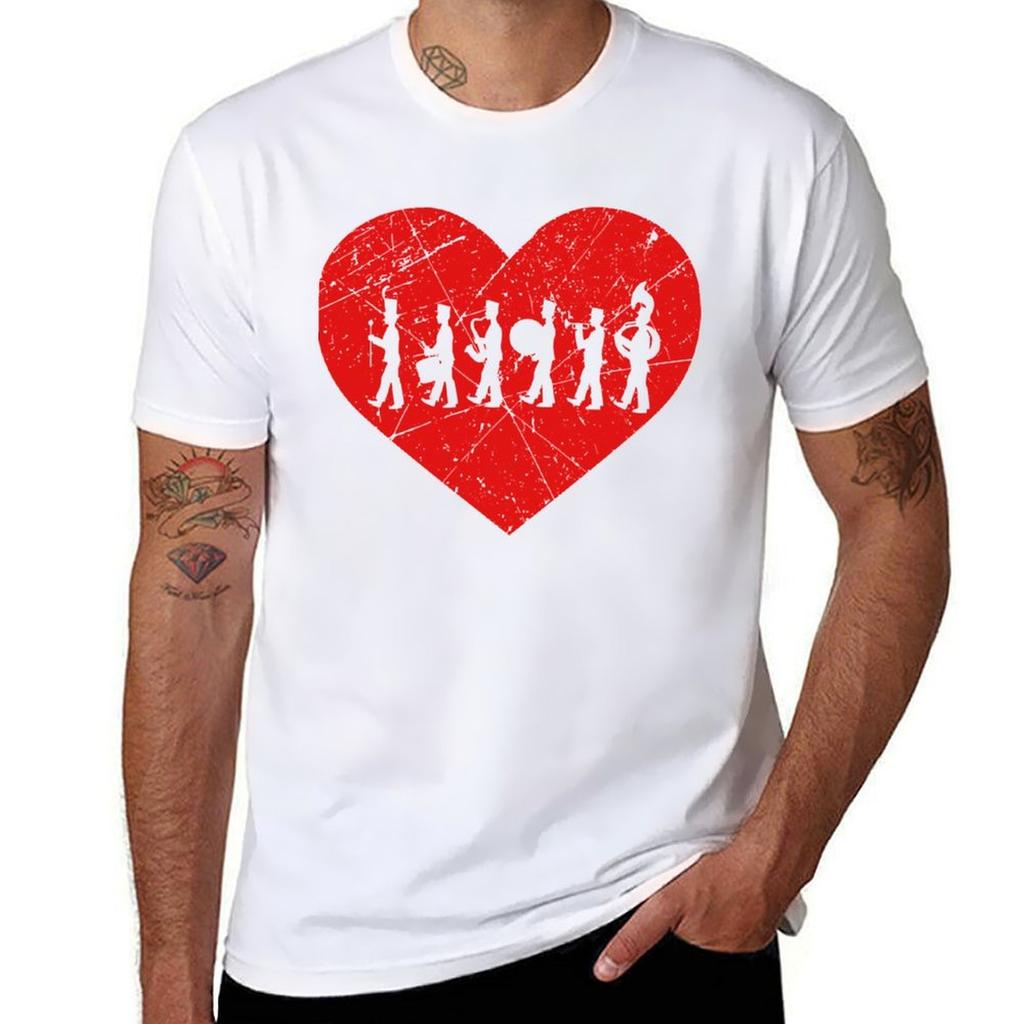 Cool Marching Band Lover Gift Design Classic TShirt Casual All Match Short Sleeve TShirt