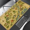 City Street Map Large Mouse Pad Big Desk Mat Office Computer Gaming Mousepad for Laptop Keyboard Desktop Decor Desk Accessories