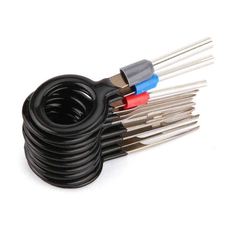 29 Pcs Motorbike Wiring Connector Pin Extractor Puller Terminal Removal Tool Kit