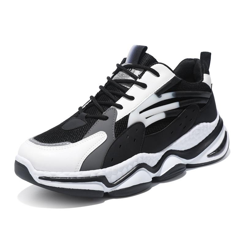 Весенне-летняя новая дышащая мужская обувь на толстой подошве, противоскользящая и износостойкая, для бега, спорта и отдыха