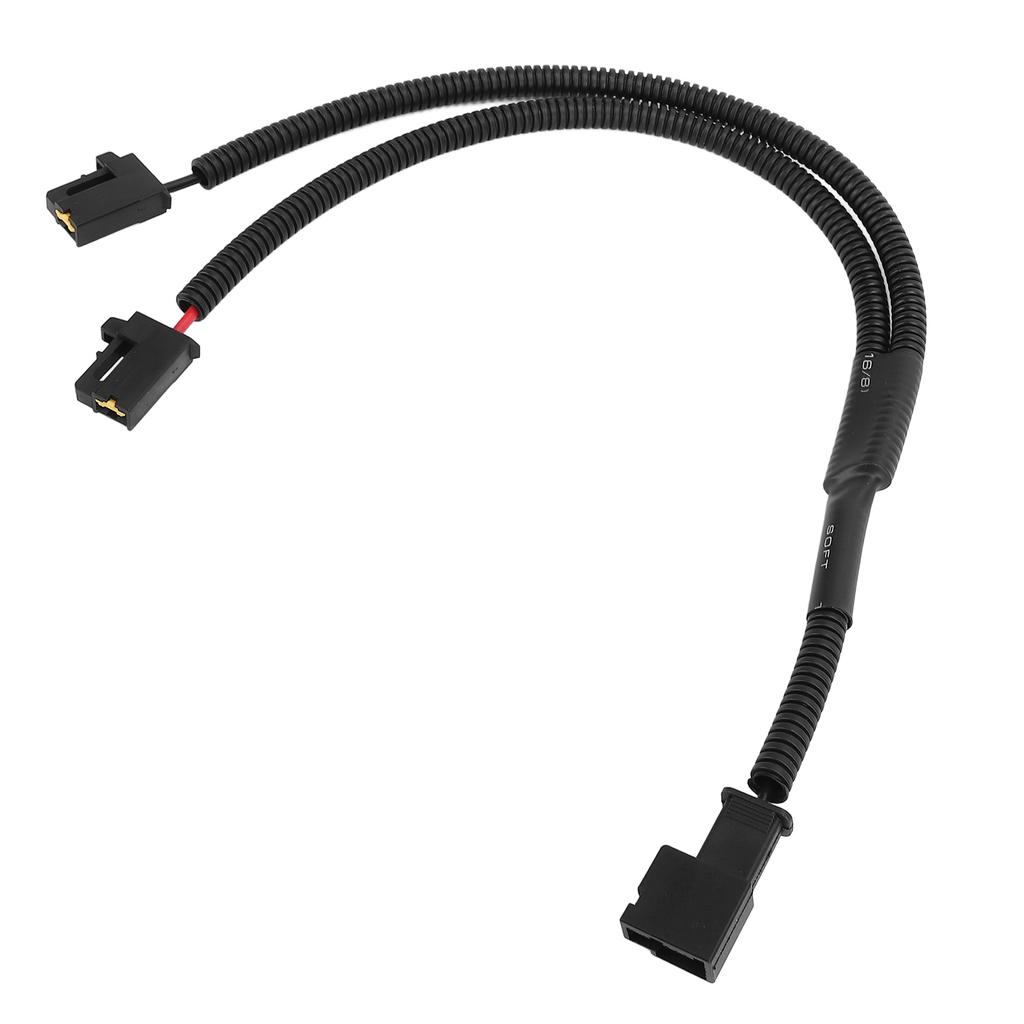Car Horn 1 to 2 Connector Wiring Harness Plug and Play Y Type Horn Splitter Adapter for REIZ CROWN VIOS FJ CRUISER