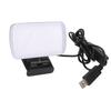 Webcam Light USB 3 Light Colors 10 Dimming Modes Flexible Rotatable Mini Video Light for Laptop Meeting Education