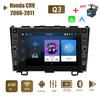 8 Inch WIFI Android 2 Din Autoradio Car Radio Multimedia Player For Honda CRV CR-V 2006-2011 With Button Knob Carplay GPS 2+32GB