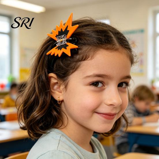 Half-up Hairstyle Clip Hair Claw Acrylic Butterfly Decor Back Head School Lightweight Break-Resistant Shark Updo Ponytail Accessory Casual Outing