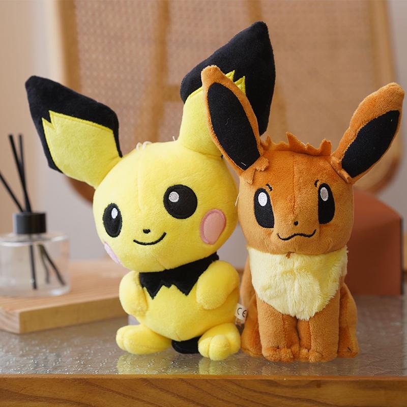 20cm Anime Pokémon Horsea Charizard Plush Toy Bewear Spheal Poliwag Sylveon Doll Mudkip Pikachu Plushie Children's Gifts
